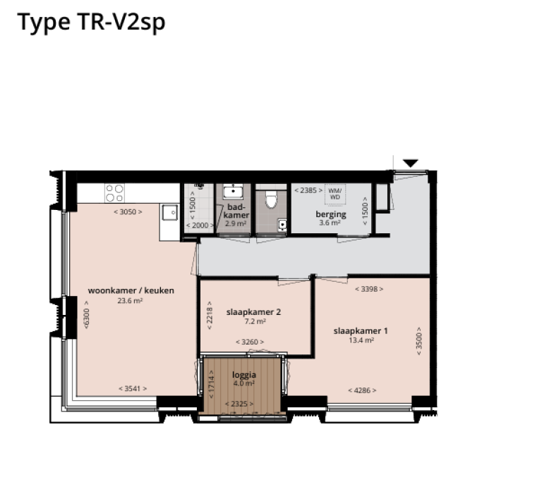 Plattegrond 1 van 1, Radarweg 293 C, Amsterdam