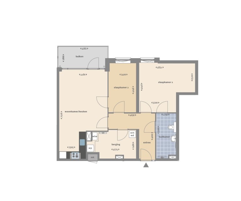 Plattegrond 1 van 2, Voorzorg 85, Gouda