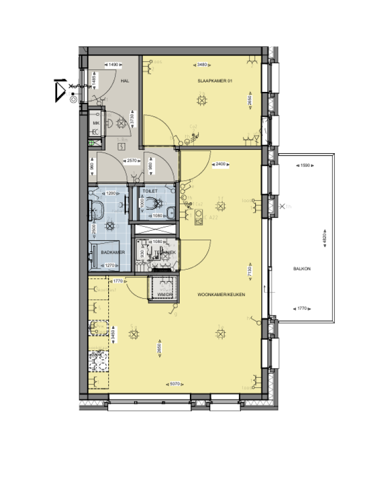 Plattegrond 1 van 1, Jagerskade 8 11, Utrecht