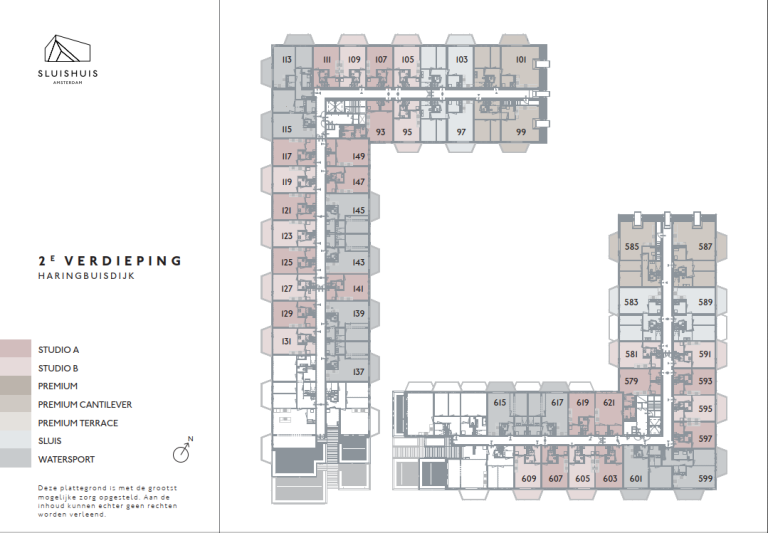 Plattegrond 1 van 1, Haringbuisdijk 125, Amsterdam