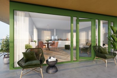 studios te huur op Appartement Jufferstraat 13 X