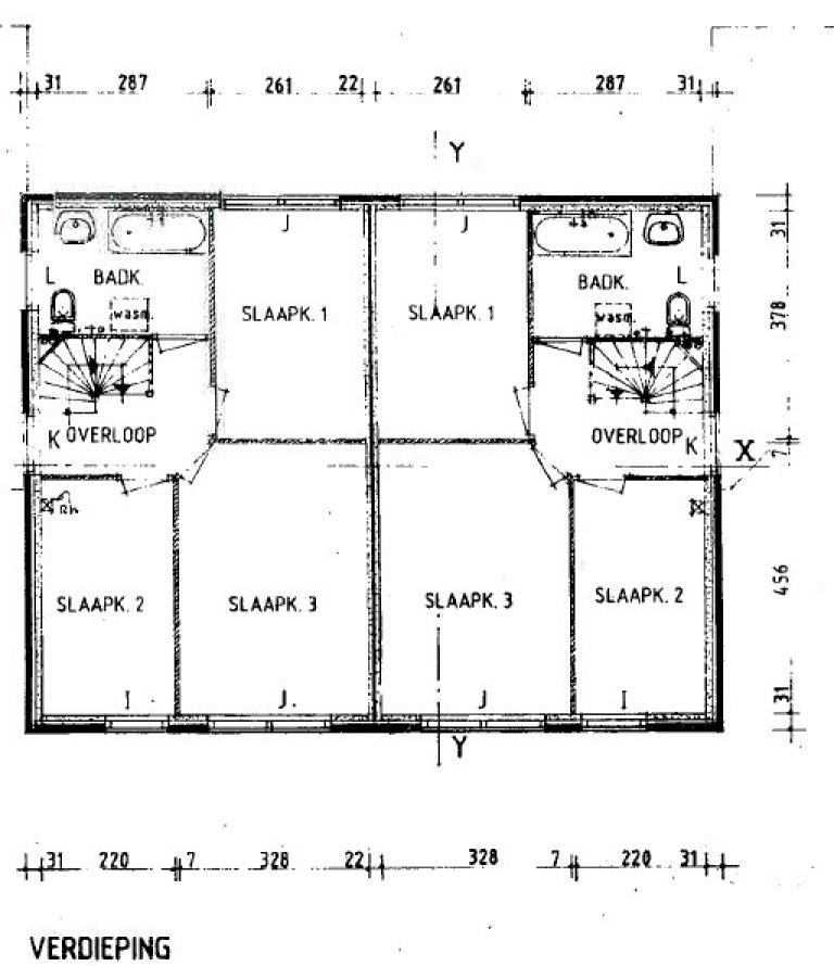 Plattegrond 2 van 3, Franckenastate 13 , Leeuwarden