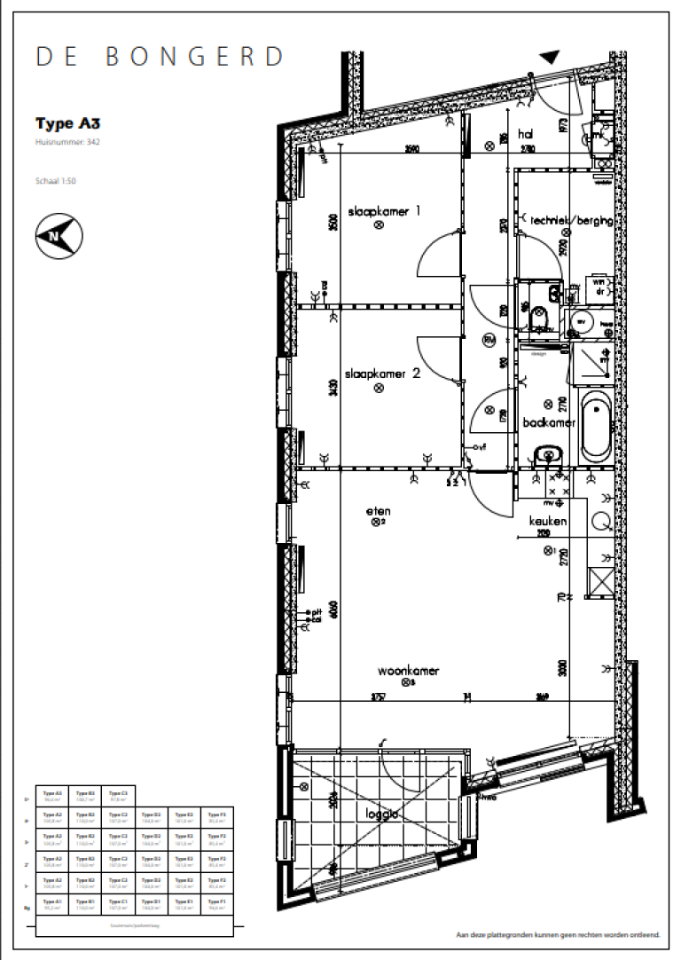 Plattegrond 1 van 1, Parkzichtlaan 342, Utrecht