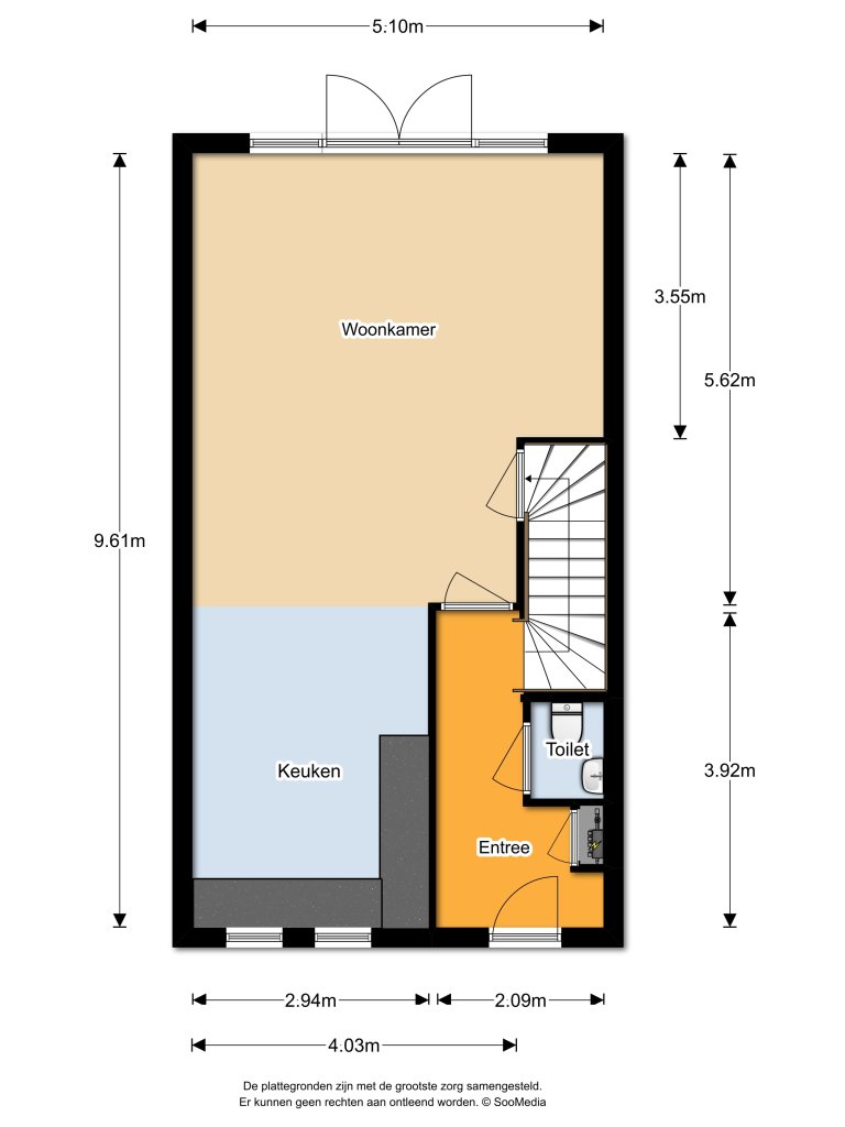 Plattegrond 3 van 3, Leurse Dijk 162, Etten-leur