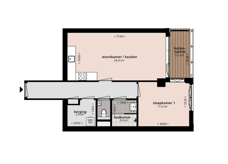 Plattegrond 1 van 1, Radarweg 251 A, Amsterdam