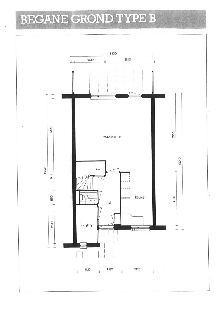 Plattegrond 1 van 3, Londenstraat 7, Zoetermeer