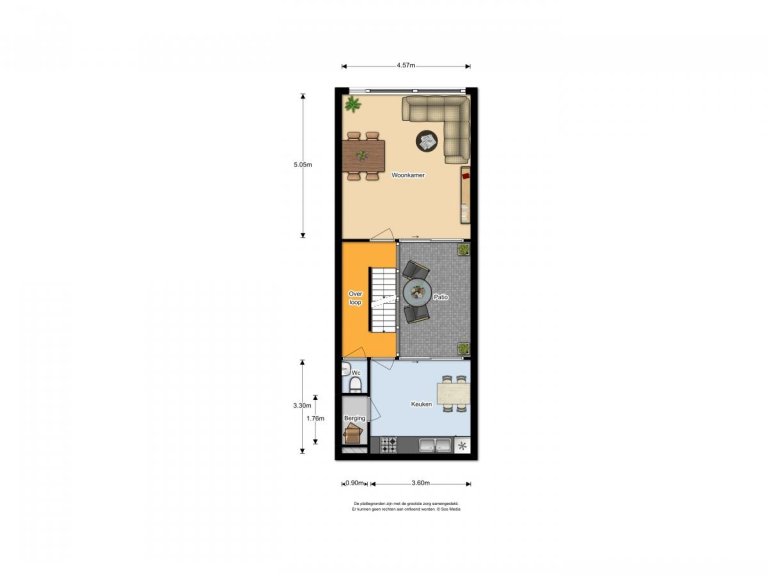 Plattegrond 2 van 2, Stuurmankade 194, Amsterdam