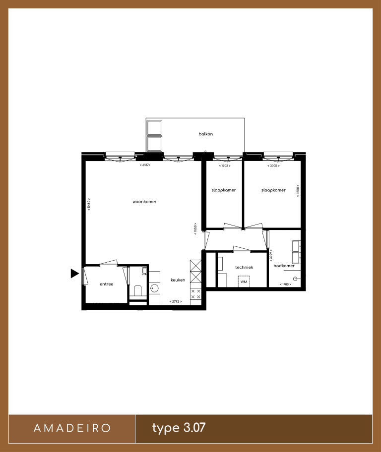 Plattegrond 1 van 1, Oude Hulst 48, 's-hertogenbosch