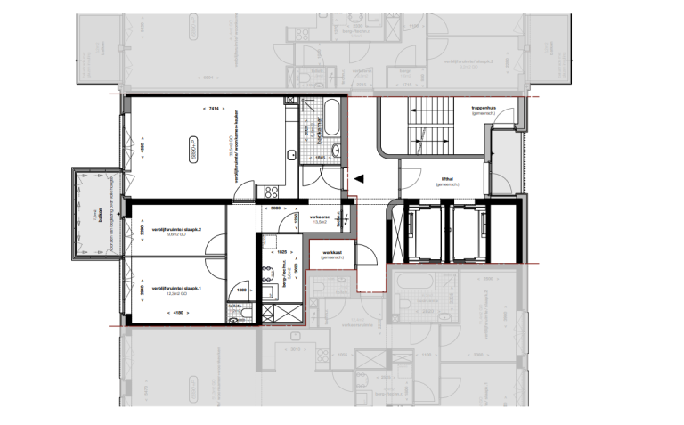 Plattegrond 1 van 1, Prinses Beatrixlaan 543, Voorburg
