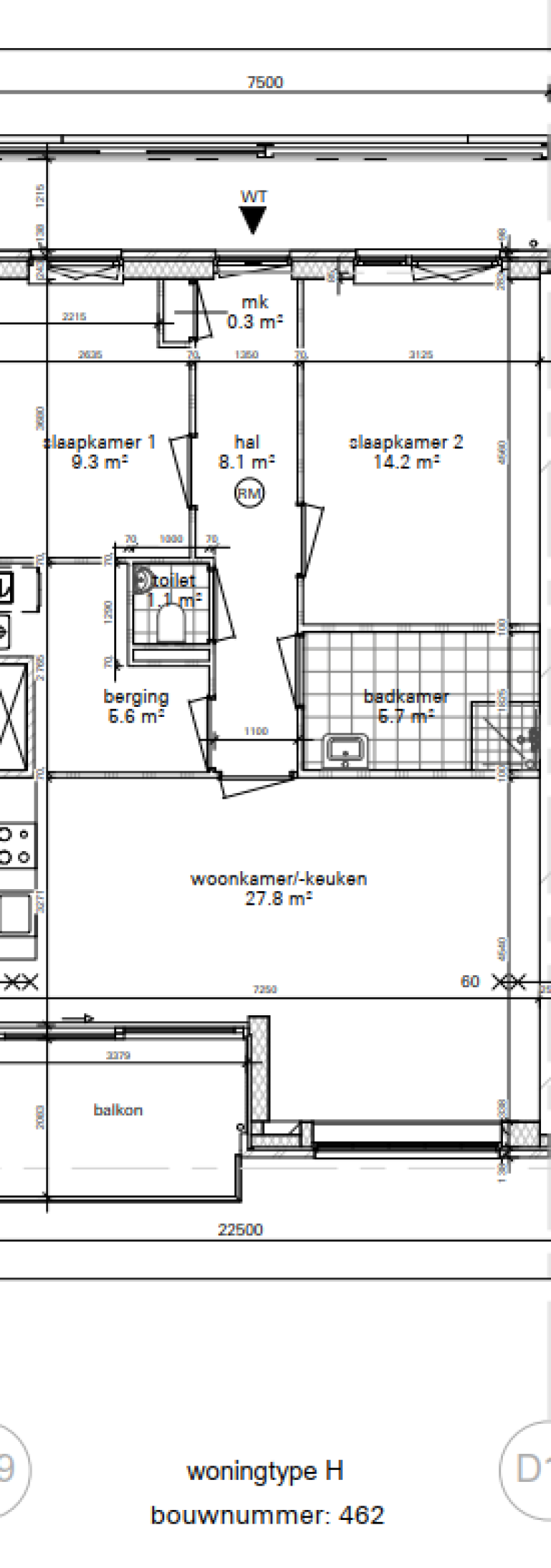 Plattegrond 1 van 1, Dubbelspoor 44, Waddinxveen