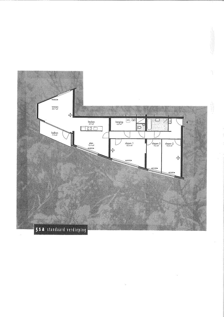 Plattegrond 1 van 1, Beeldsnijderstraat 275, Zwolle