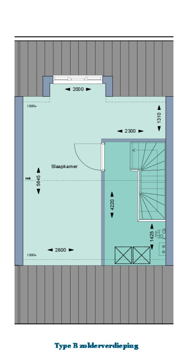Plattegrond 3 van 3, Adrianapolder 75, BARENDRECHT