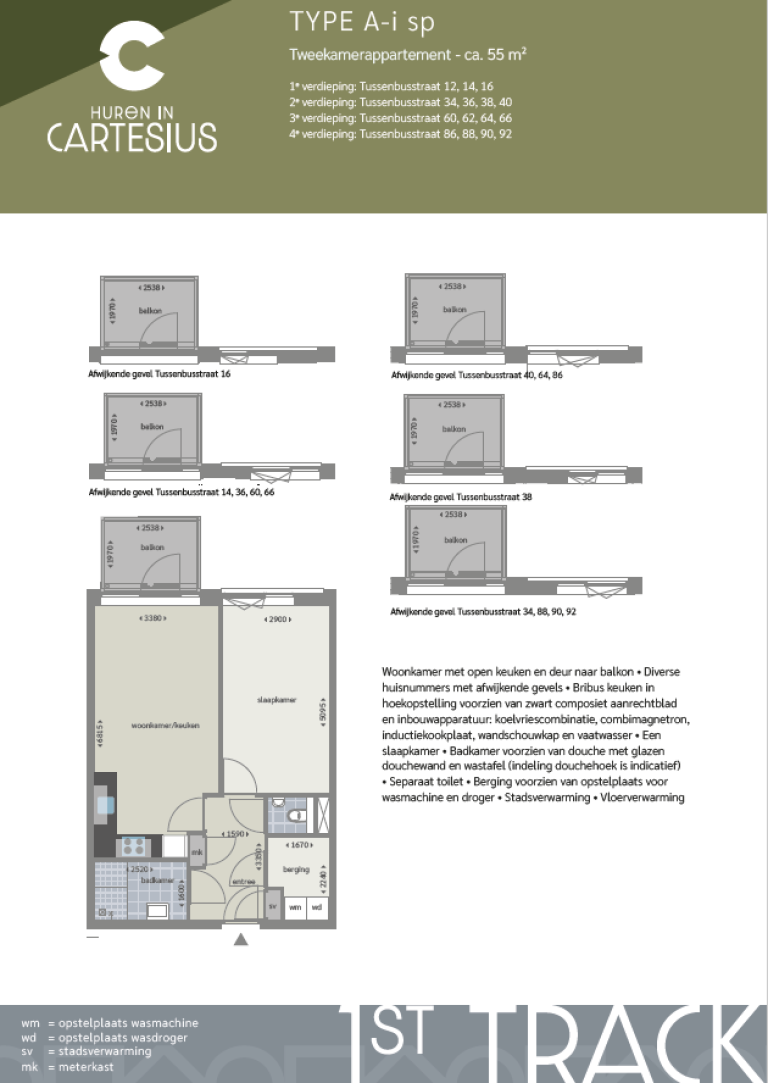 Plattegrond 1 van 1, Tussenbusstraat 36, Utrecht