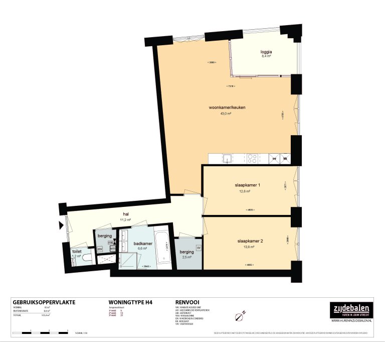 Plattegrond 1 van 2, Jongeneelstraat 5, Utrecht