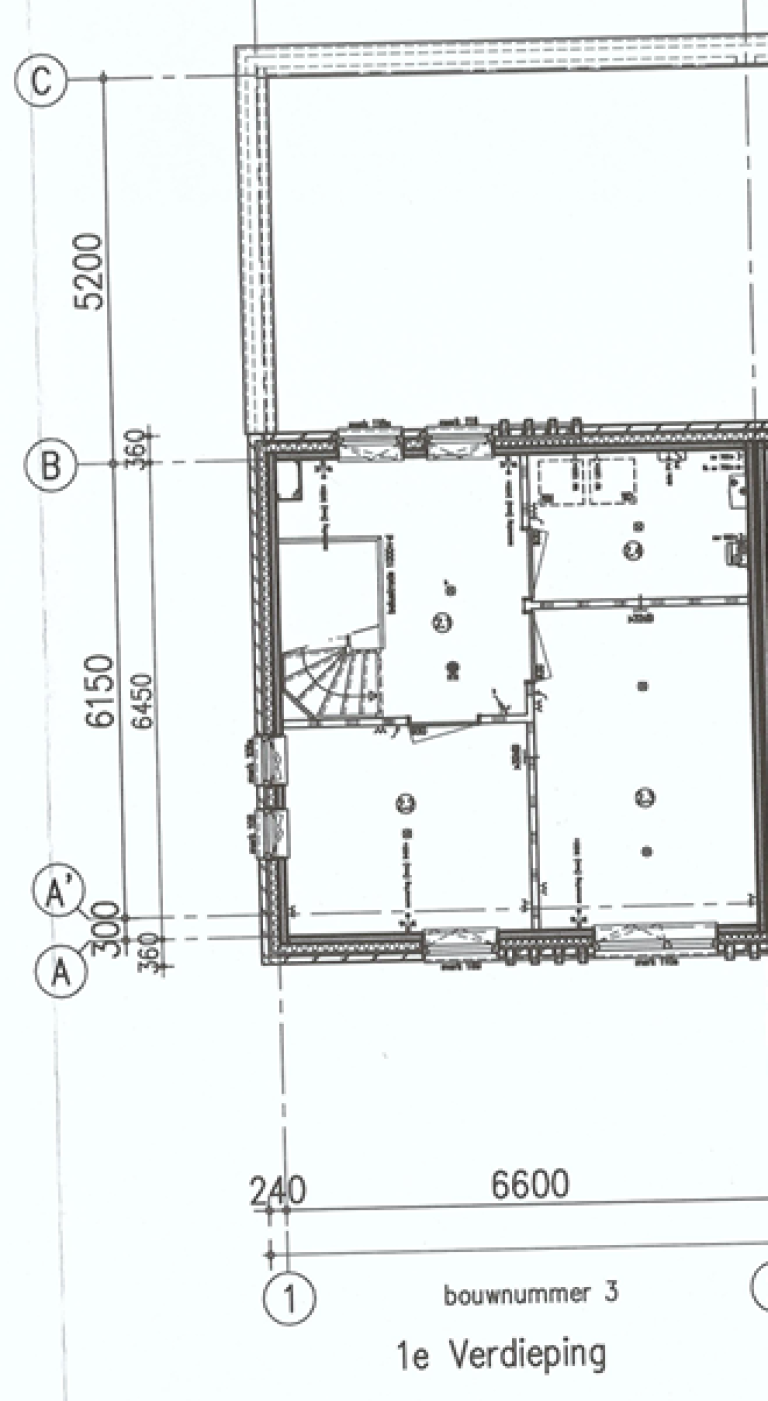 Plattegrond 2 van 3, Noetselebrink 24, Enschede